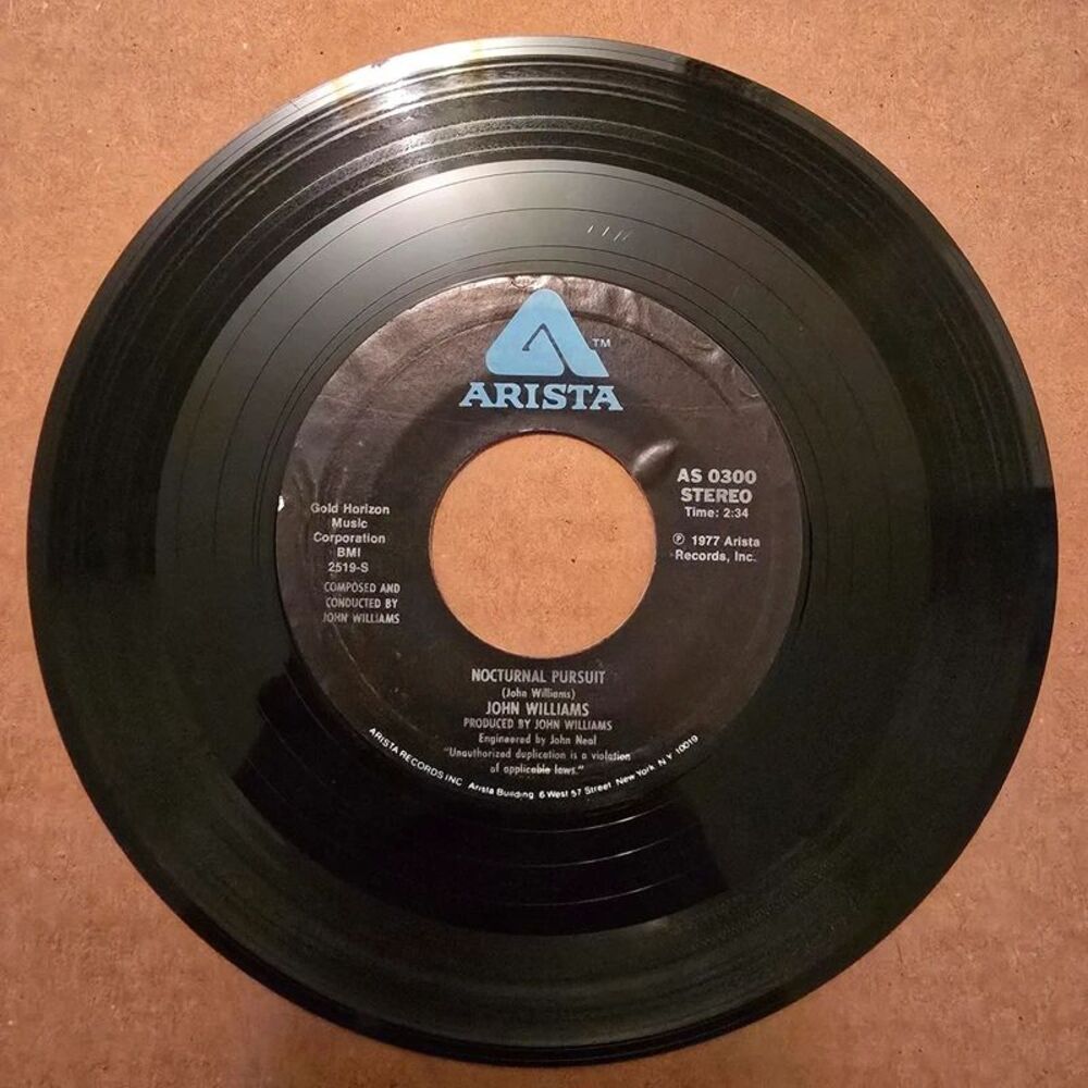 John Williams theme lose encounters of the third kind/nocturnal pursuit record